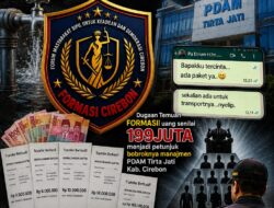FORMASI Laporkan Dugaan Aliran Dana Terkait Sambungan Ilegal PDAM Tirta Jati ke Polresta Cirebon, Nilainya Capai Rp199 Juta