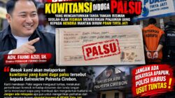 Kuitansi Rp165 Juta Dipersoalkan, Kuasa Hukum Risman Minta Polisi Uji Keasliannya